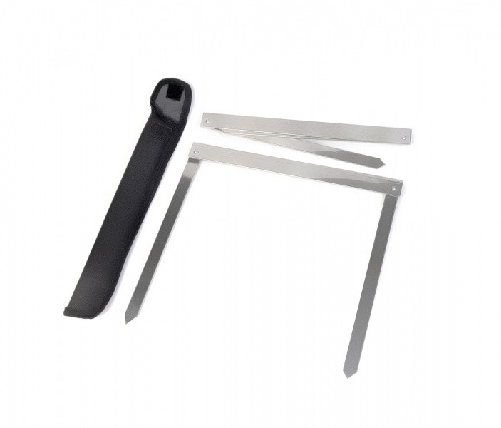 Набор Квадрат (сталь), крышки с ручками, Роза Ветров