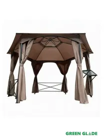 Шатер-беседка 72404 4х2,8х1,95 м полиэстер, Green Glade