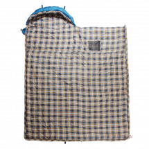 Спальный мешок Duvet Левый, серый/синий, Btrace