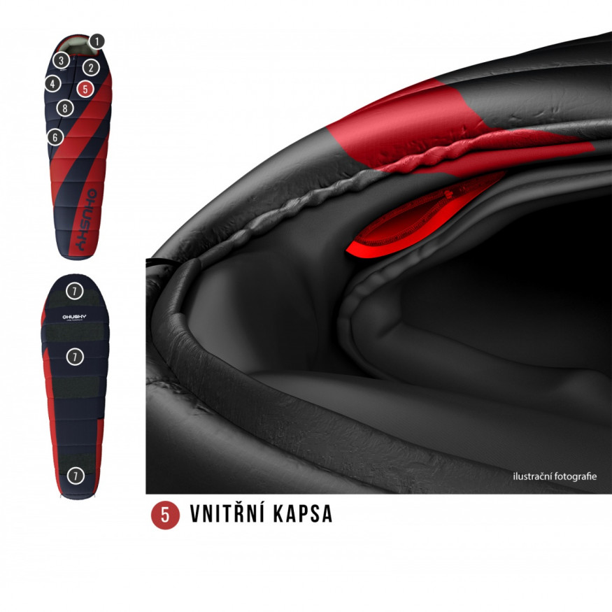 Спальный мешок EMOTION -22С, 210х85, левый