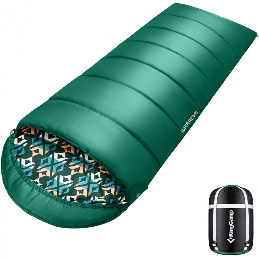 Спальный мешок 2001 SUPERIOR 300XL -13°С правый, King Camp