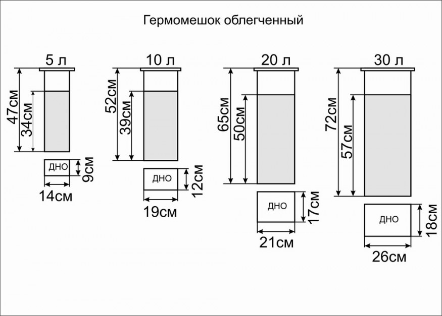 Гермомешок Век облегченный 30л
