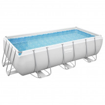 Бассейн каркасный Rectangular Frame прямоугольный 404х201х100 см с лестницей и картриджным фильтром 2006 л/ч
