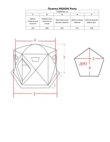 Палатка зимняя Higashi Penta (однослойная)