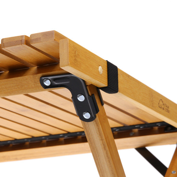 Стол кемпинговый складной TAN LOOK, 90*60*44 см, бамбук