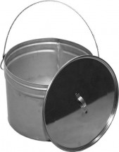 Котел Век круглый с крышкой 6л