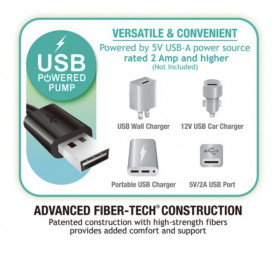 Кровать надувная Mid-Rise Comfort 99х191х36 см, с насосом