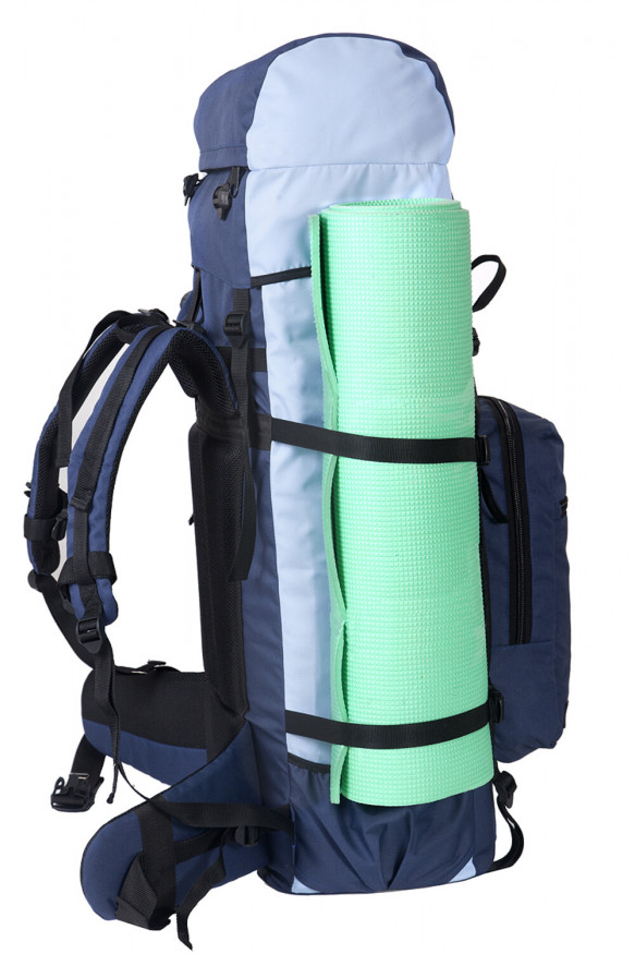 Рюкзак туристический Оптимал 2, серо-красный, 60 л, ТАЙФ