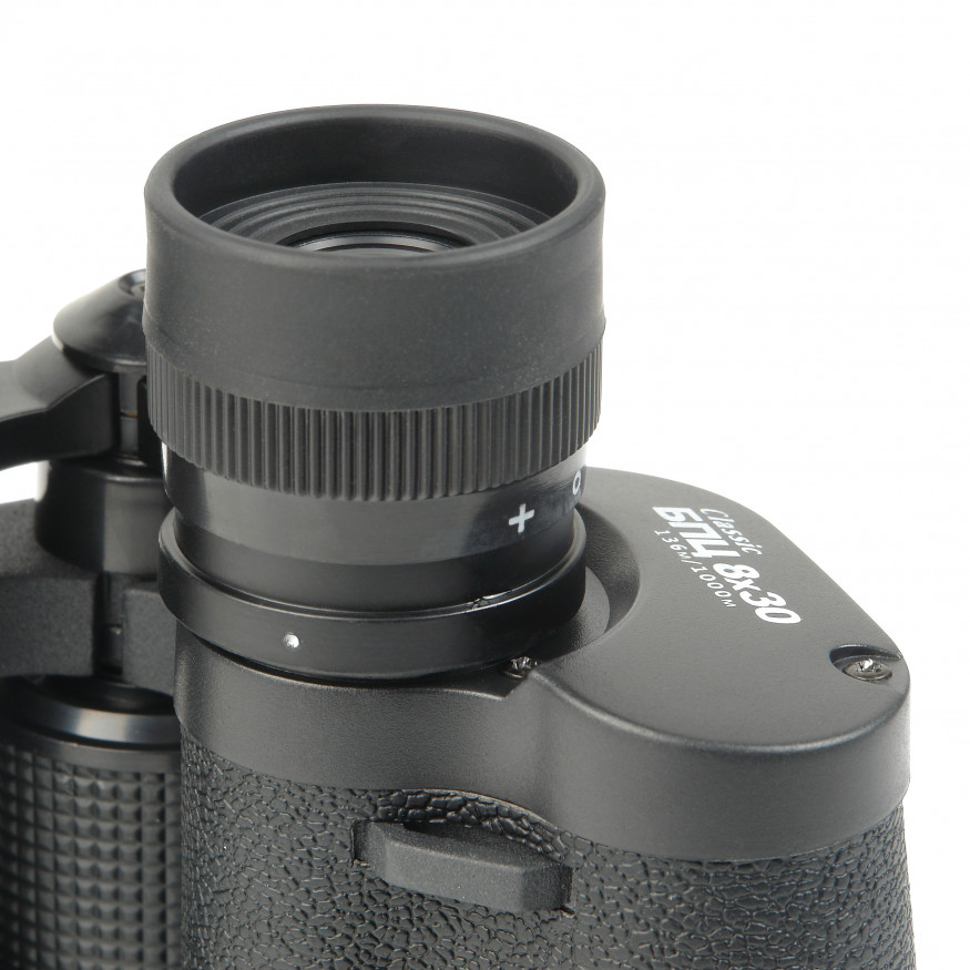 Бинокль Veber Classic БПЦ 8x30 VL черный, кожа